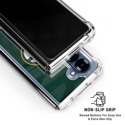 NFL Green Bay Packers Galaxy Z Fold6 Clear Case